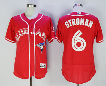 Marcus Stroman Toronto Blue Jays red Alternate jersey