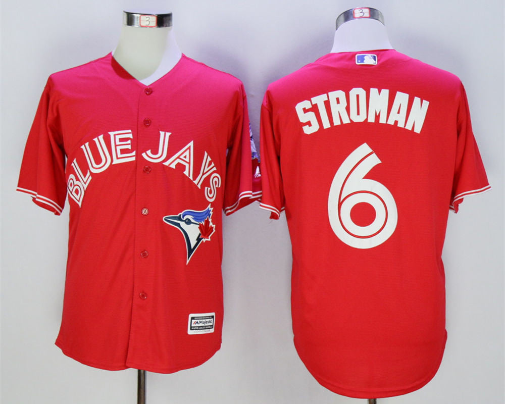 Marcus Stroman Toronto Blue Jays red jersey