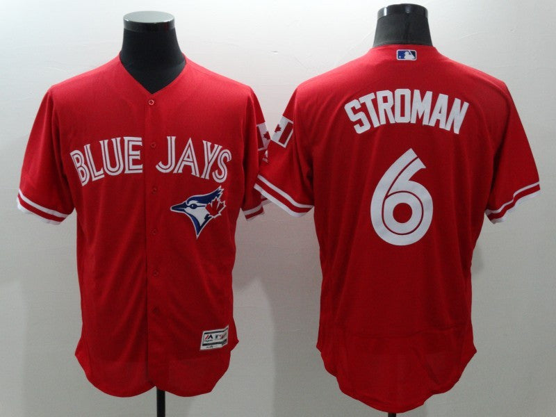 Marcus Stroman Toronto Blue Jays red jersey