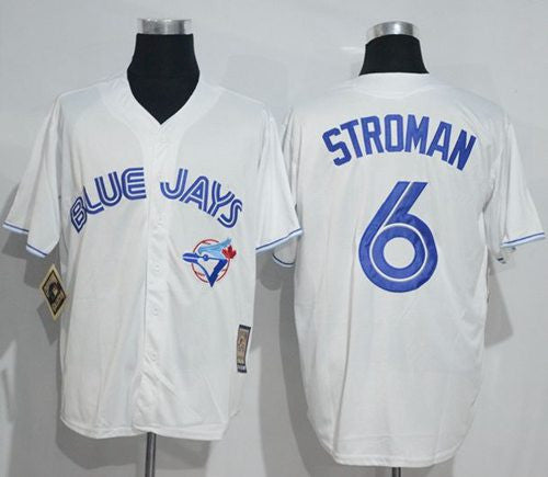 Marcus Stroman Toronto Blue Jays white Throwback jersey