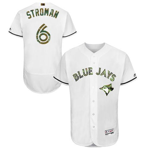 Marcus Stroman Toronto Blue Jays white Authentic jersey