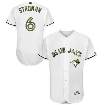 Marcus Stroman Toronto Blue Jays white Authentic jersey