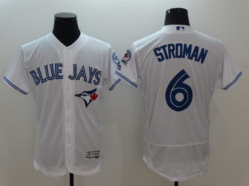 Marcus Stroman Toronto Blue Jays white jersey