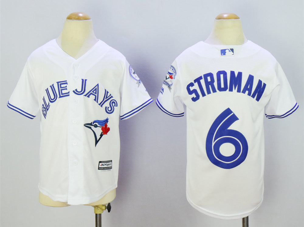 Marcus Stroman Toronto Blue Jays white jersey