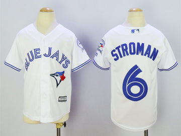 Marcus Stroman Toronto Blue Jays white jersey