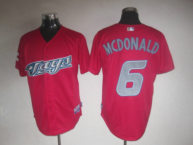 McDonald Toronto Blue Jays red jersey