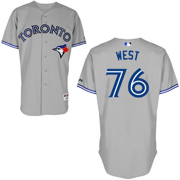 West Toronto Blue Jays grey jersey