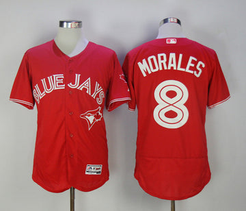 Kendrys Morales Toronto Blue Jays red jersey