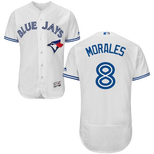 Kendrys Morales Toronto Blue Jays white jersey