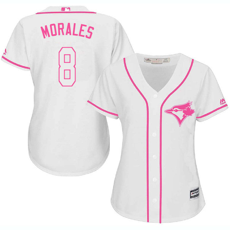Kendrys Morales Toronto Blue Jays white jersey