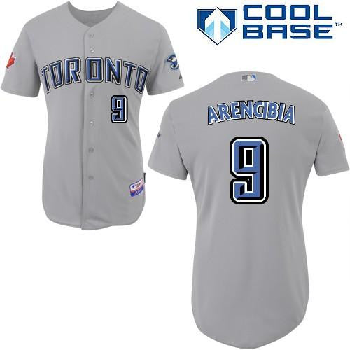 Arencibia Toronto Blue Jays grey jersey