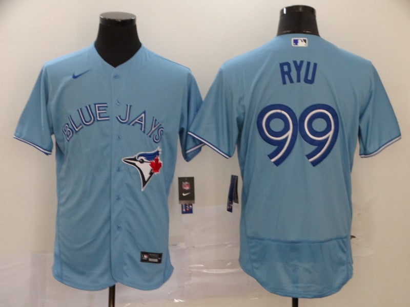 Hyun Jin Ryu Toronto Blue Jays blue jersey