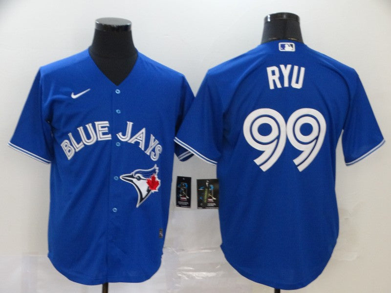 Hyun Jin Ryu Toronto Blue Jays royal jersey