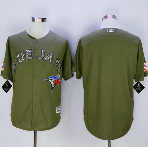 Blank Green Toronto Blue Jays camo Camo jersey