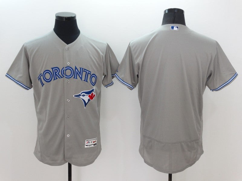 Custom Toronto Blue Jays grey jersey