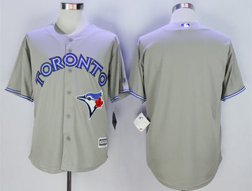 Custom Toronto Blue Jays grey jersey