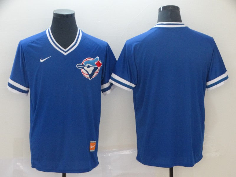 Custom Toronto Blue Jays royal Throwback jersey