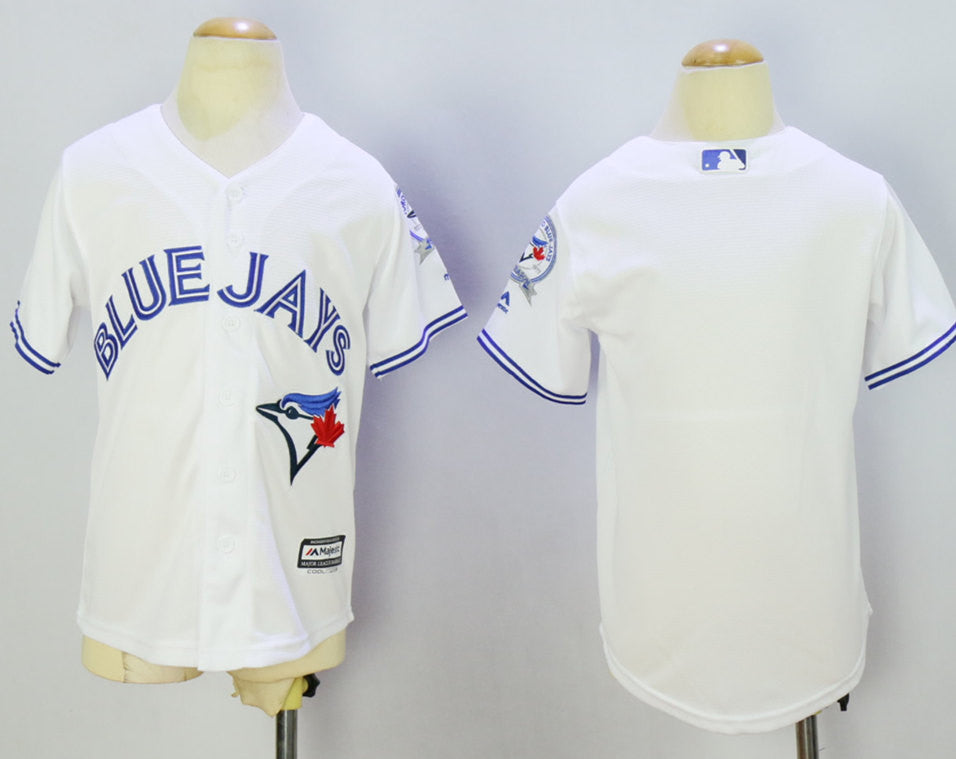 Custom Toronto Blue Jays white jersey
