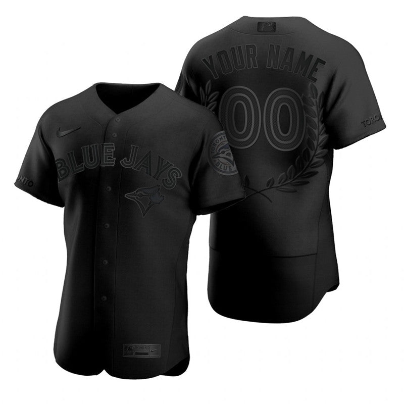 Custom Toronto Blue Jays black Fashion jersey