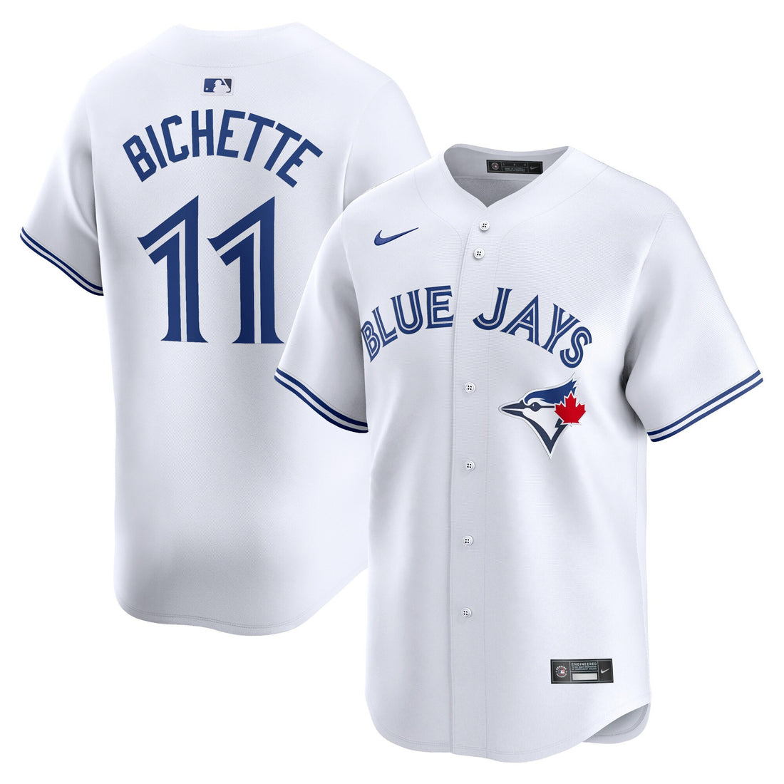 Bo Bichette Toronto Blue Jays white Limited jersey