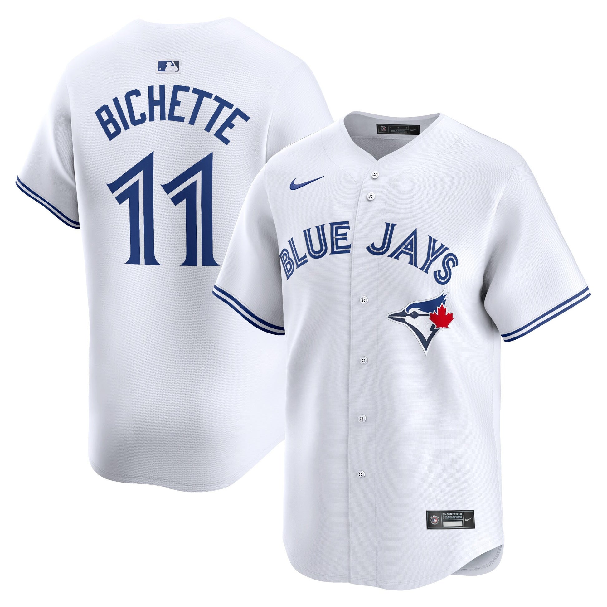 Bo Bichette Toronto Blue Jays white Limited jersey