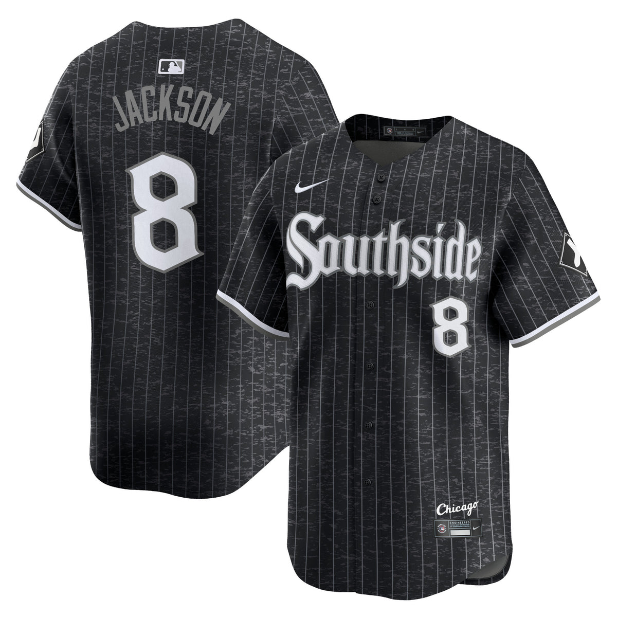 Bo Jackson Chicago White Sox black City Connect jersey