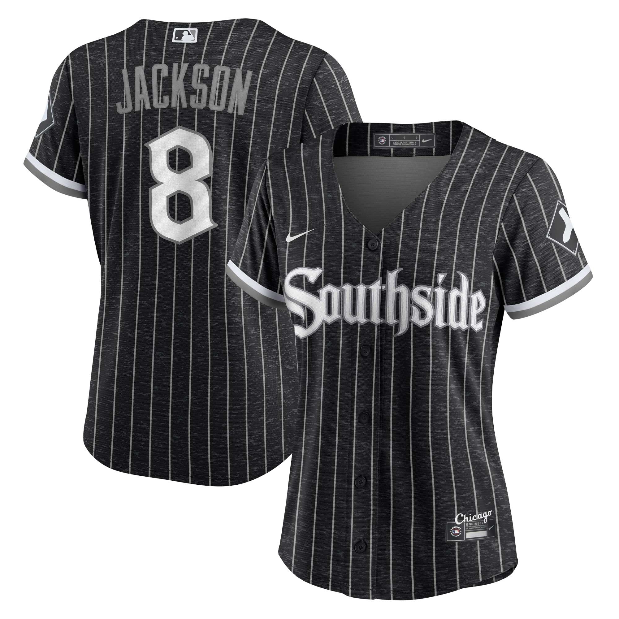Bo Jackson Chicago White Sox black City Connect jersey