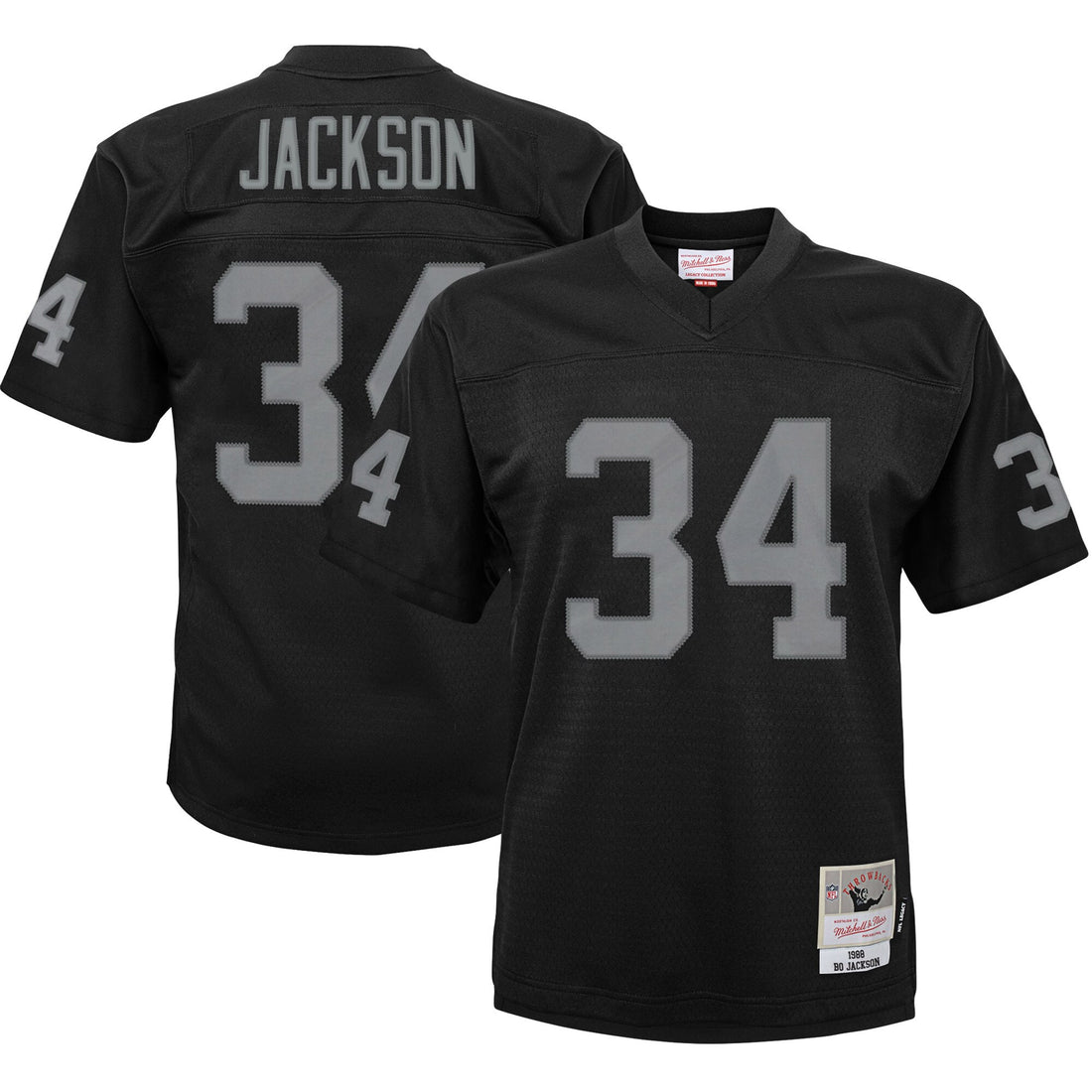 Bo Jackson Las Vegas Raiders black jersey