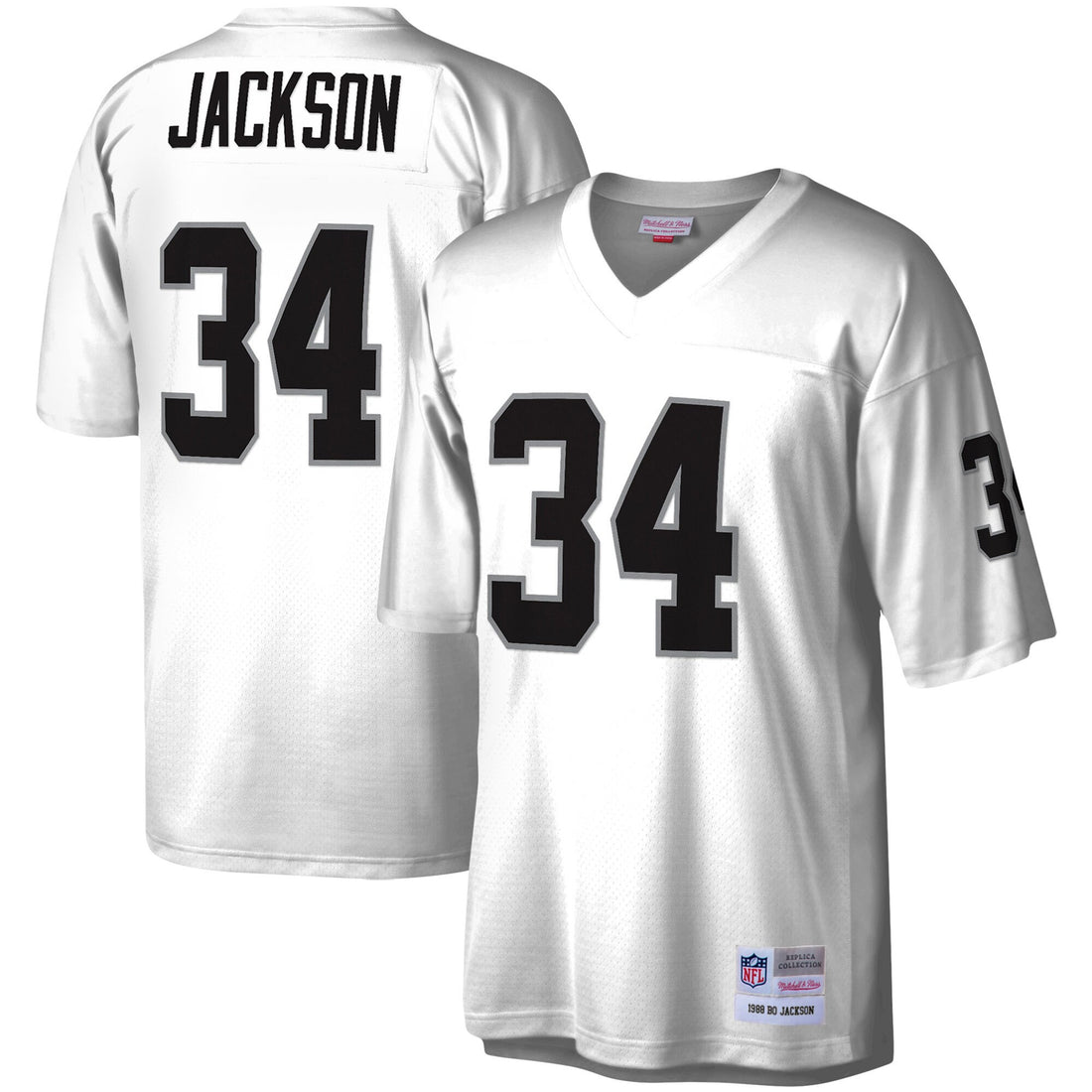 Bo Jackson Las Vegas Raiders white jersey