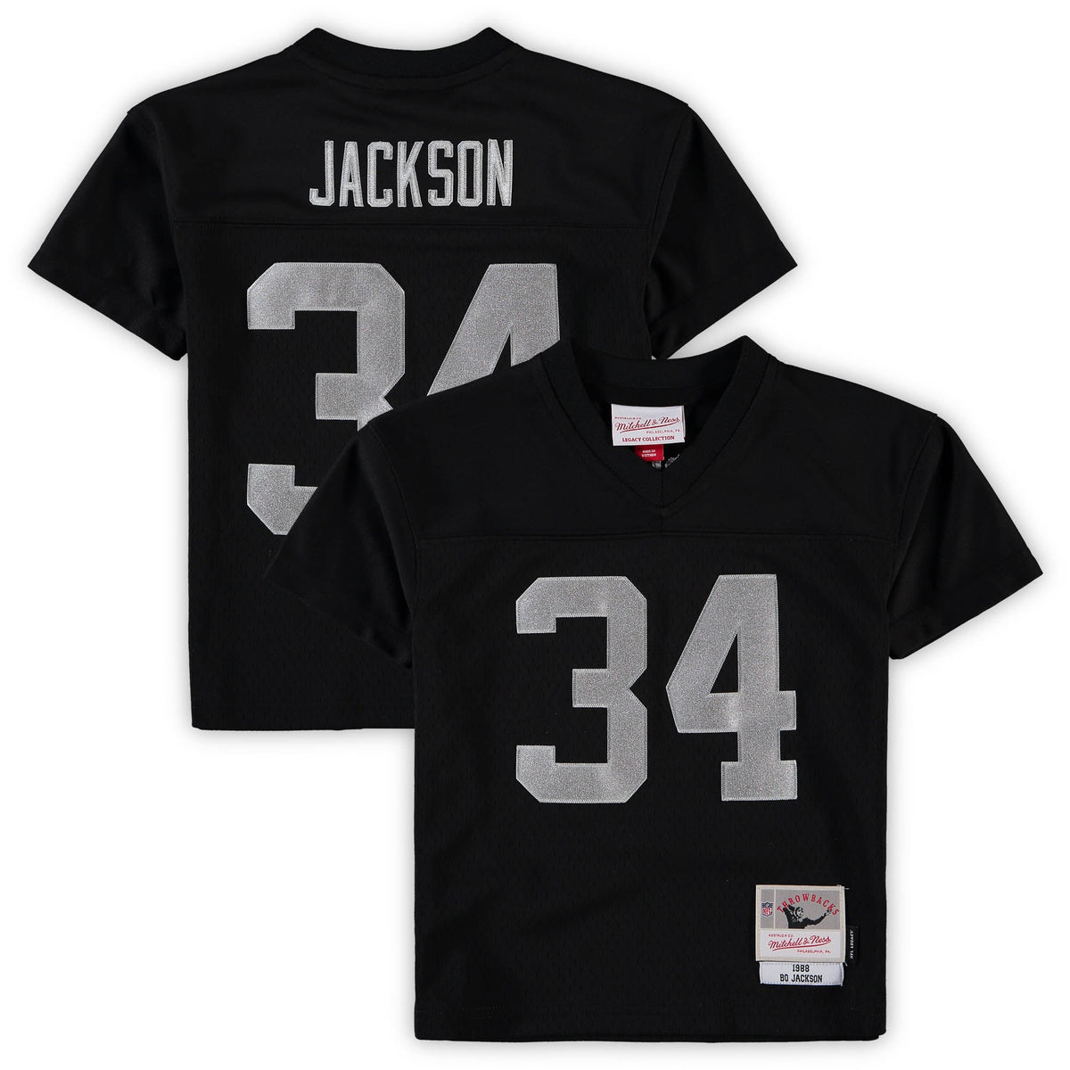 Bo Jackson Preschool Las Vegas Raiders black jersey