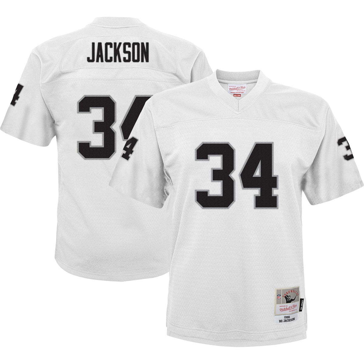 Bo Jackson Las Vegas Raiders white jersey