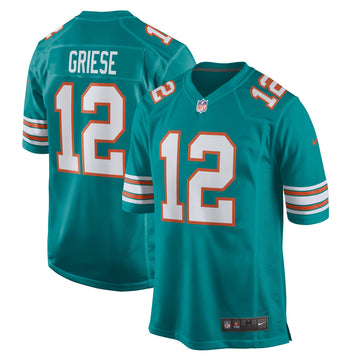 Bob Griese Miami Dolphins aqua jersey