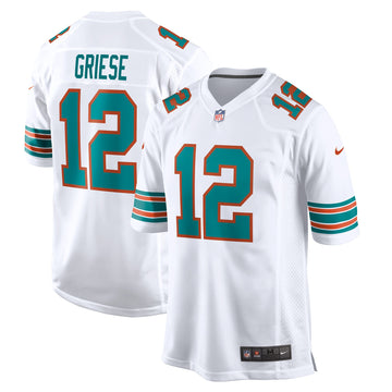 Bob Griese Miami Dolphins white jersey