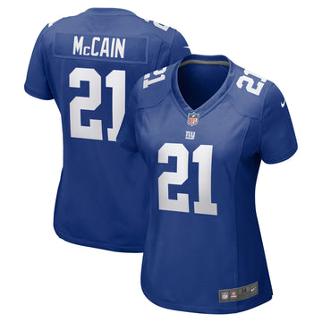 Bobby Mccain New York Giants royal jersey