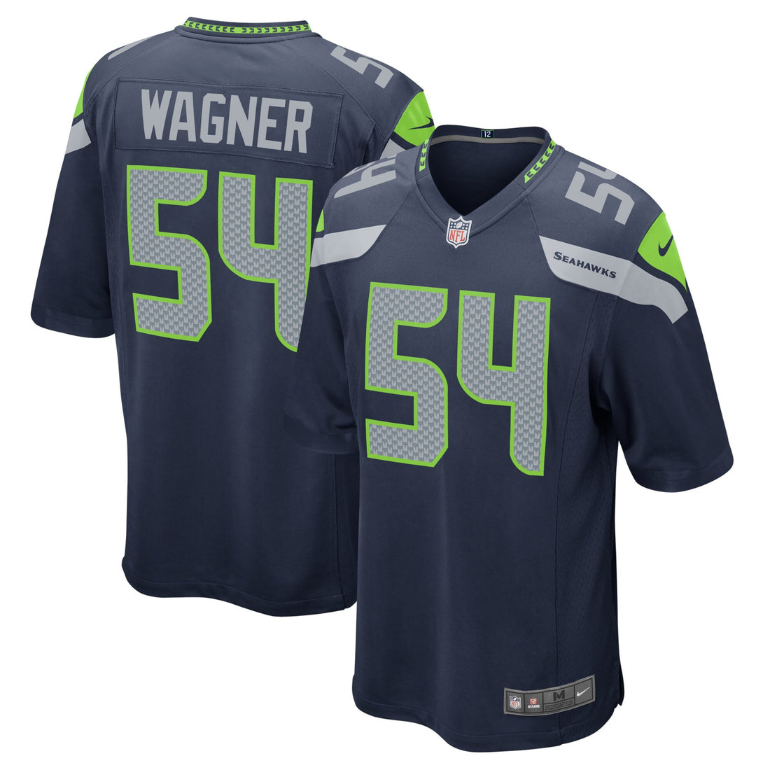 Bobby Wagner Seattle Seahawks navy Game jersey