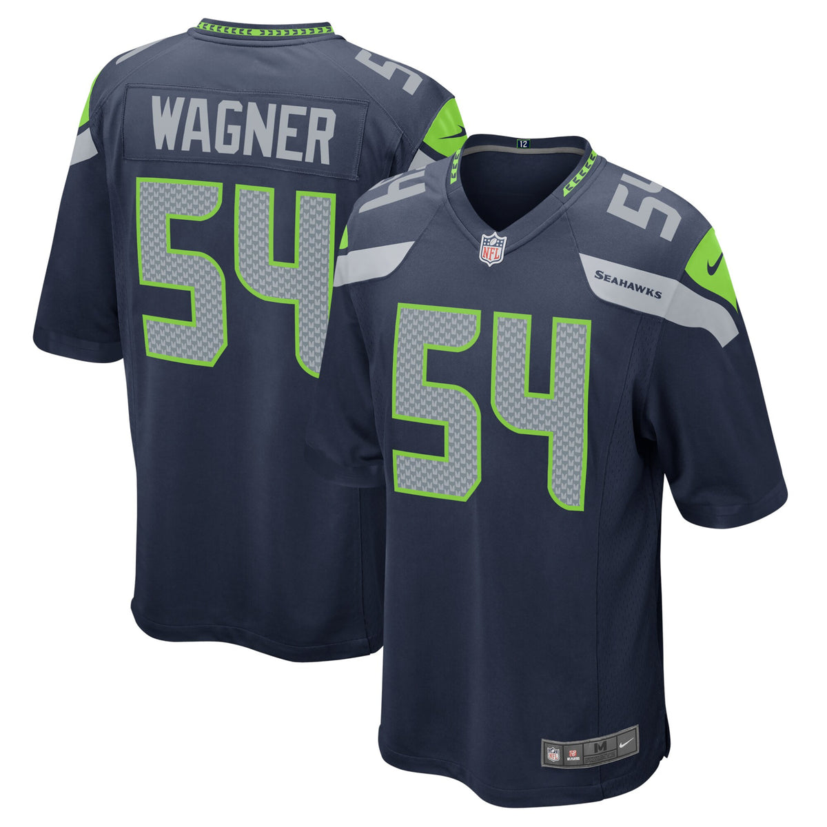 Bobby Wagner Seattle Seahawks navy Game jersey