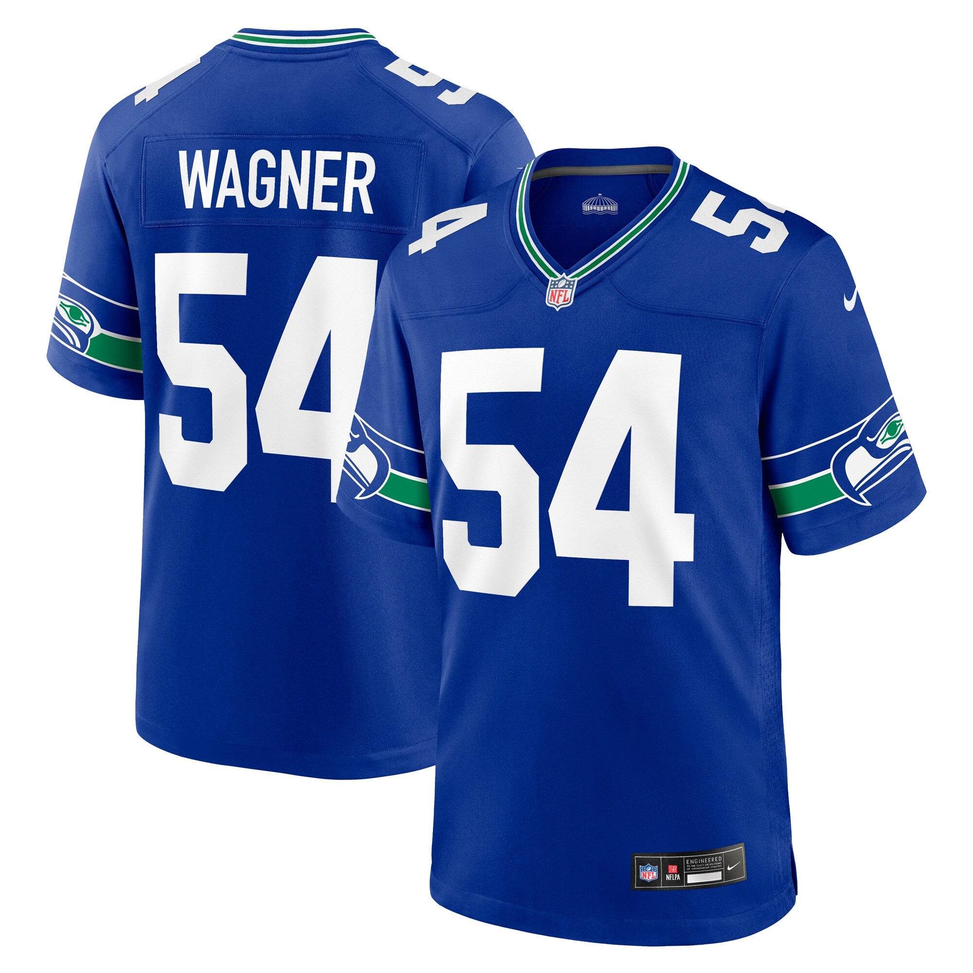 Bobby Wagner Seattle Seahawks royal Throwback jersey