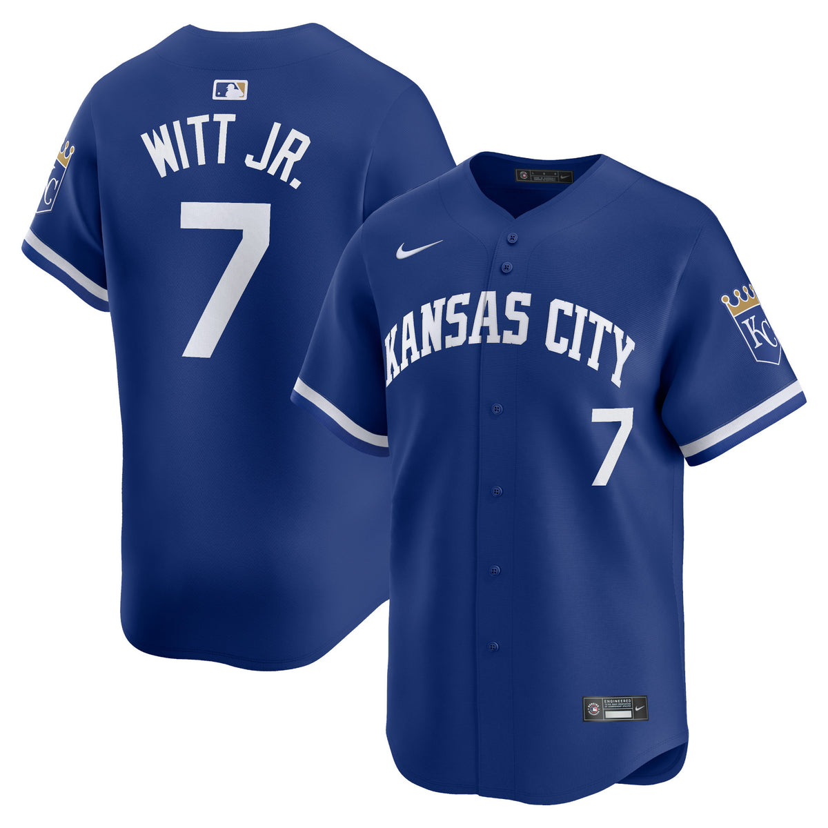 Bobby Witt Jr Kansas City Royals royal Limited jersey