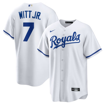 Bobby Witt Jr Kansas City Royals white Home jersey
