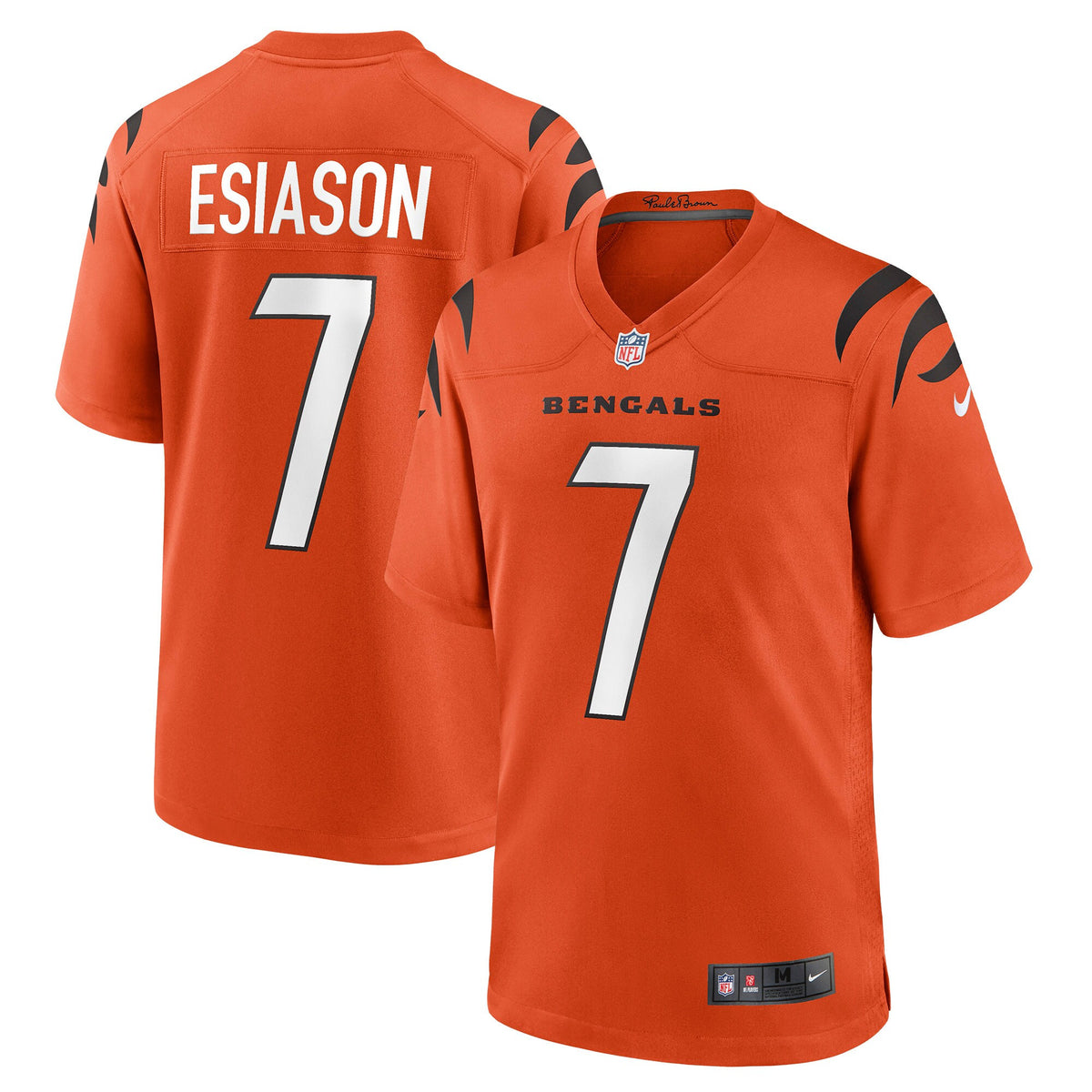 Boomer Esiason Cincinnati Bengals orange Alternate jersey