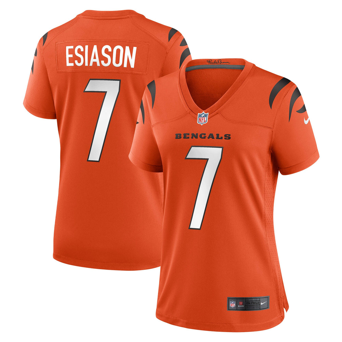 Boomer Esiason Cincinnati Bengals orange jersey