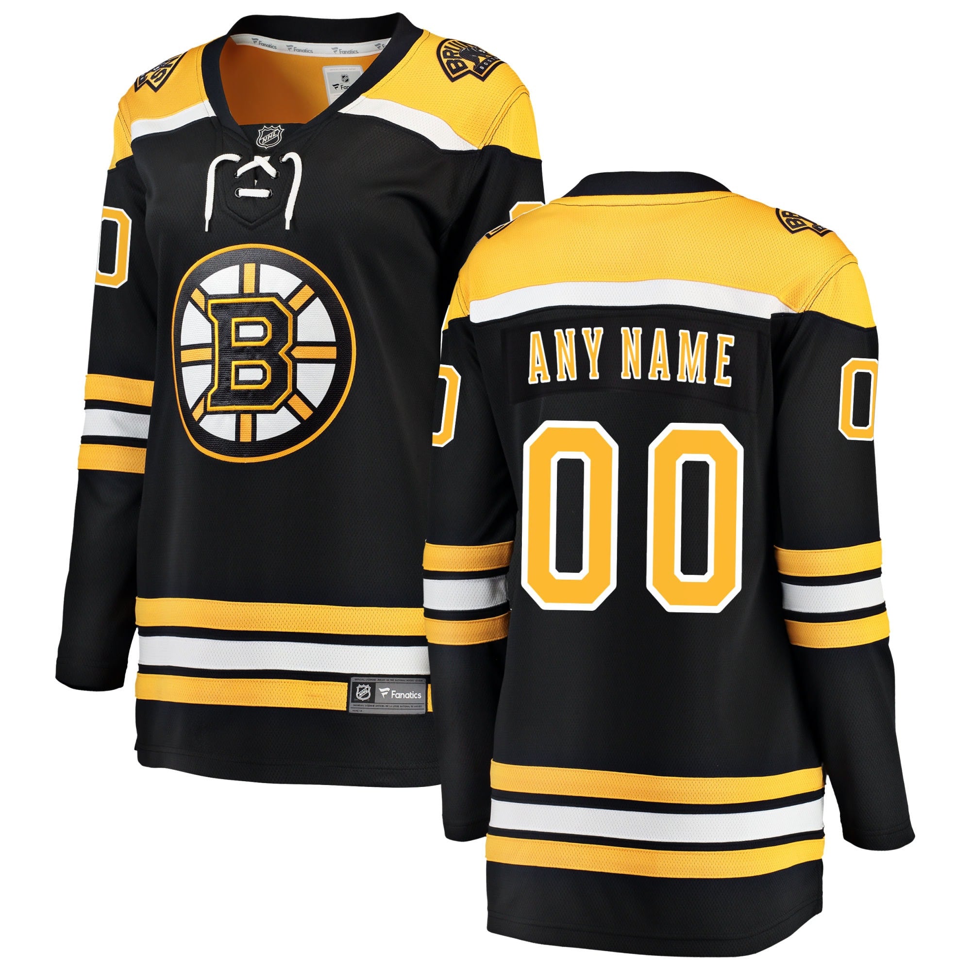 Boston Bruins black Home jersey