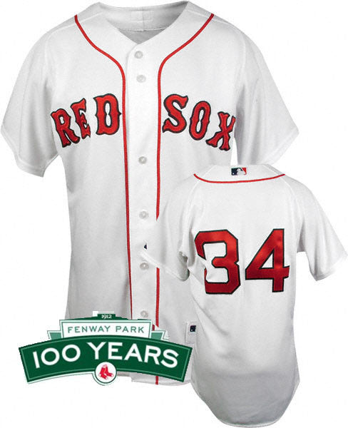 Boston Red Sox white jersey