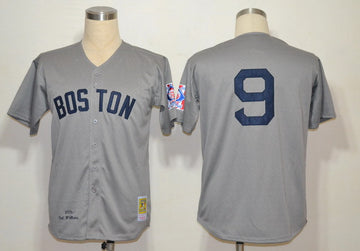 Ted Williams Boston Red Sox grey jersey