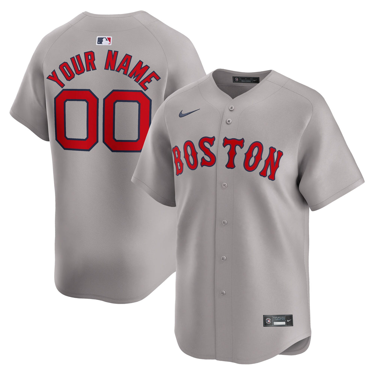 Boston Red Sox gray Limited jersey
