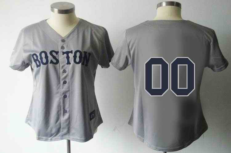 Custom Boston Red Sox grey jersey