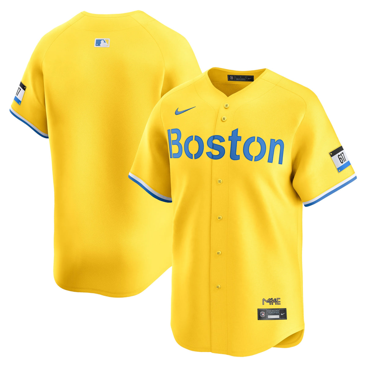 Boston Red Sox gold City Connect jersey