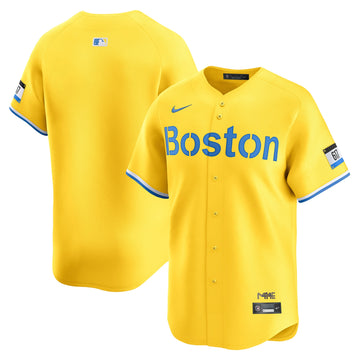 Boston Red Sox gold City Connect jersey