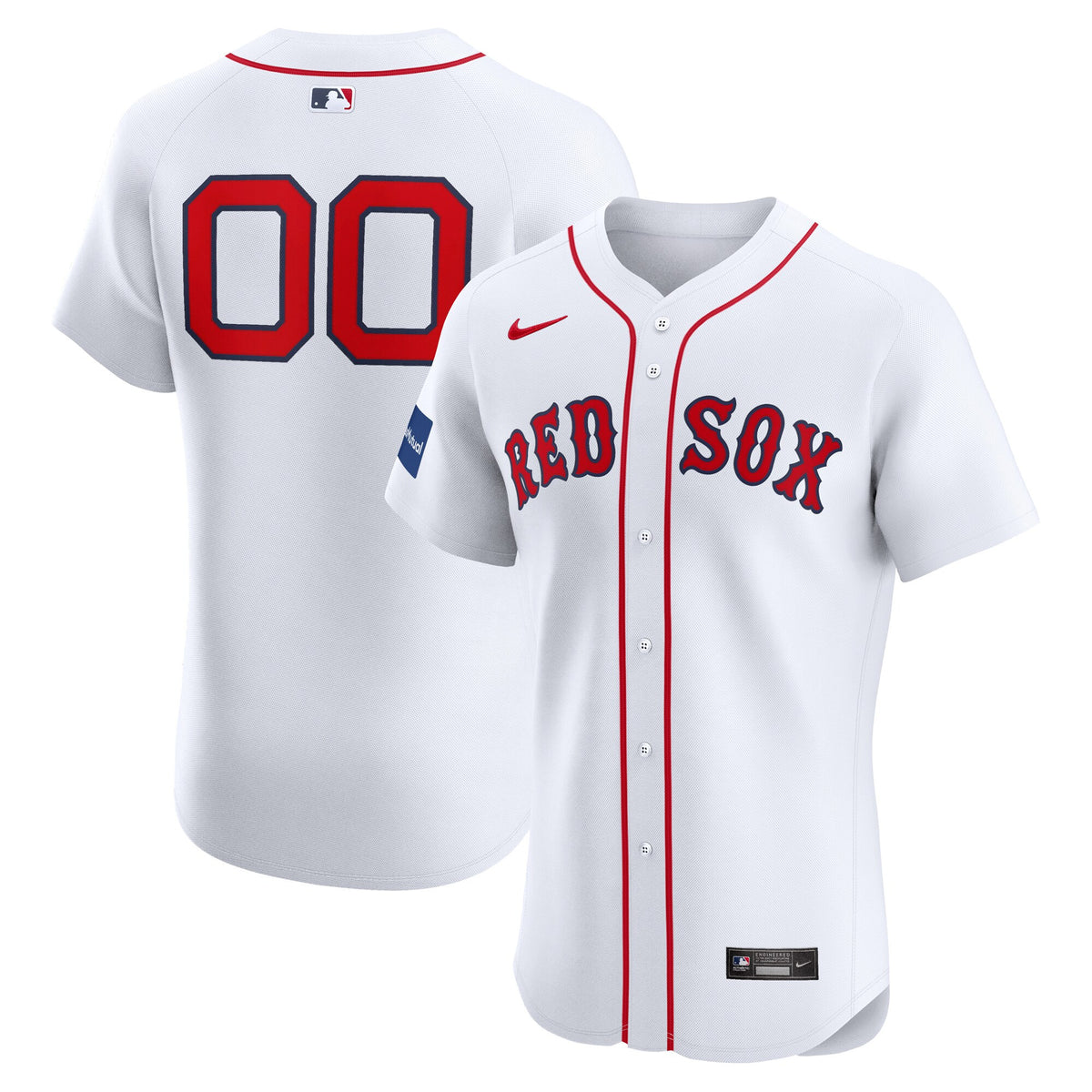Boston Red Sox white Elite jersey