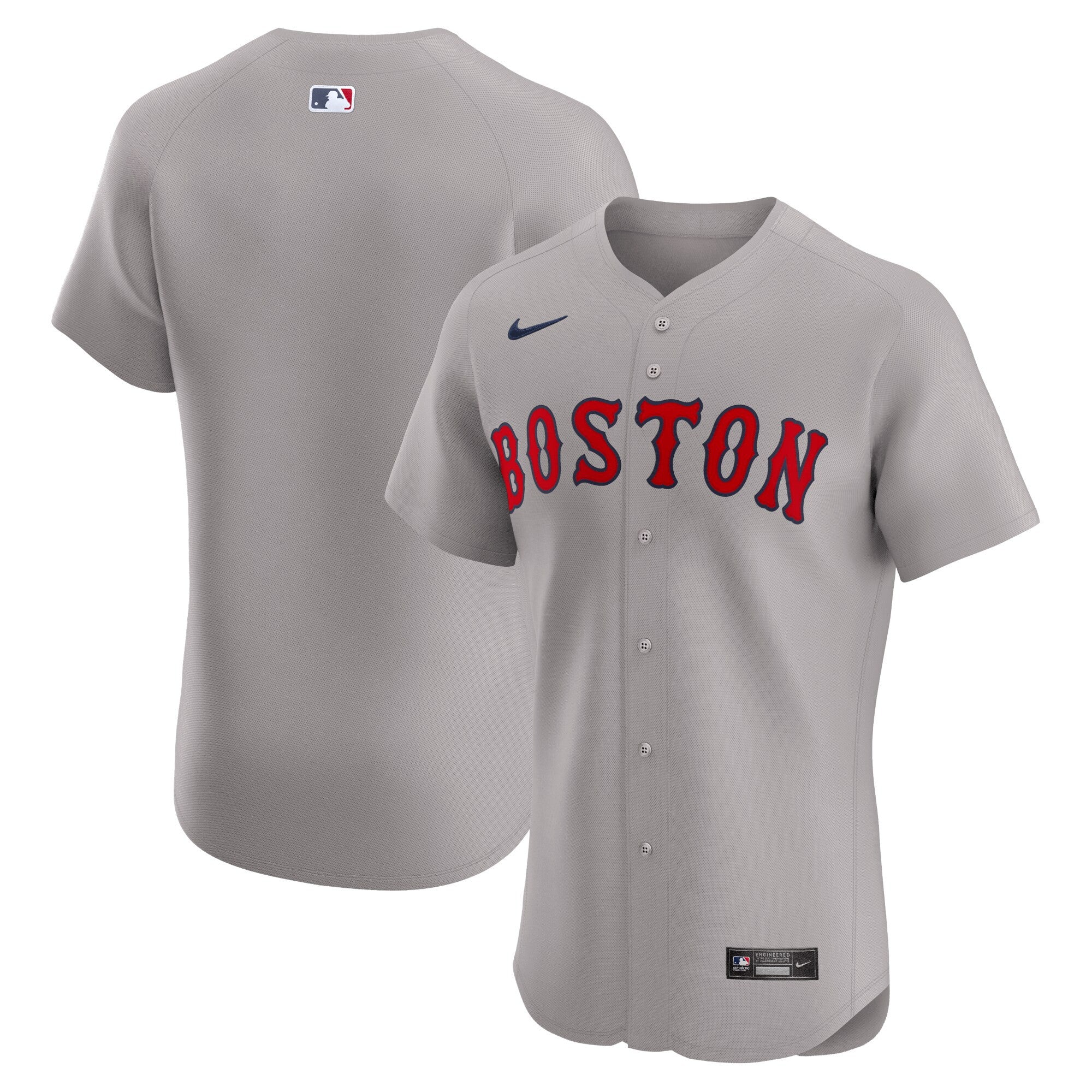 Boston Red Sox gray Elite jersey